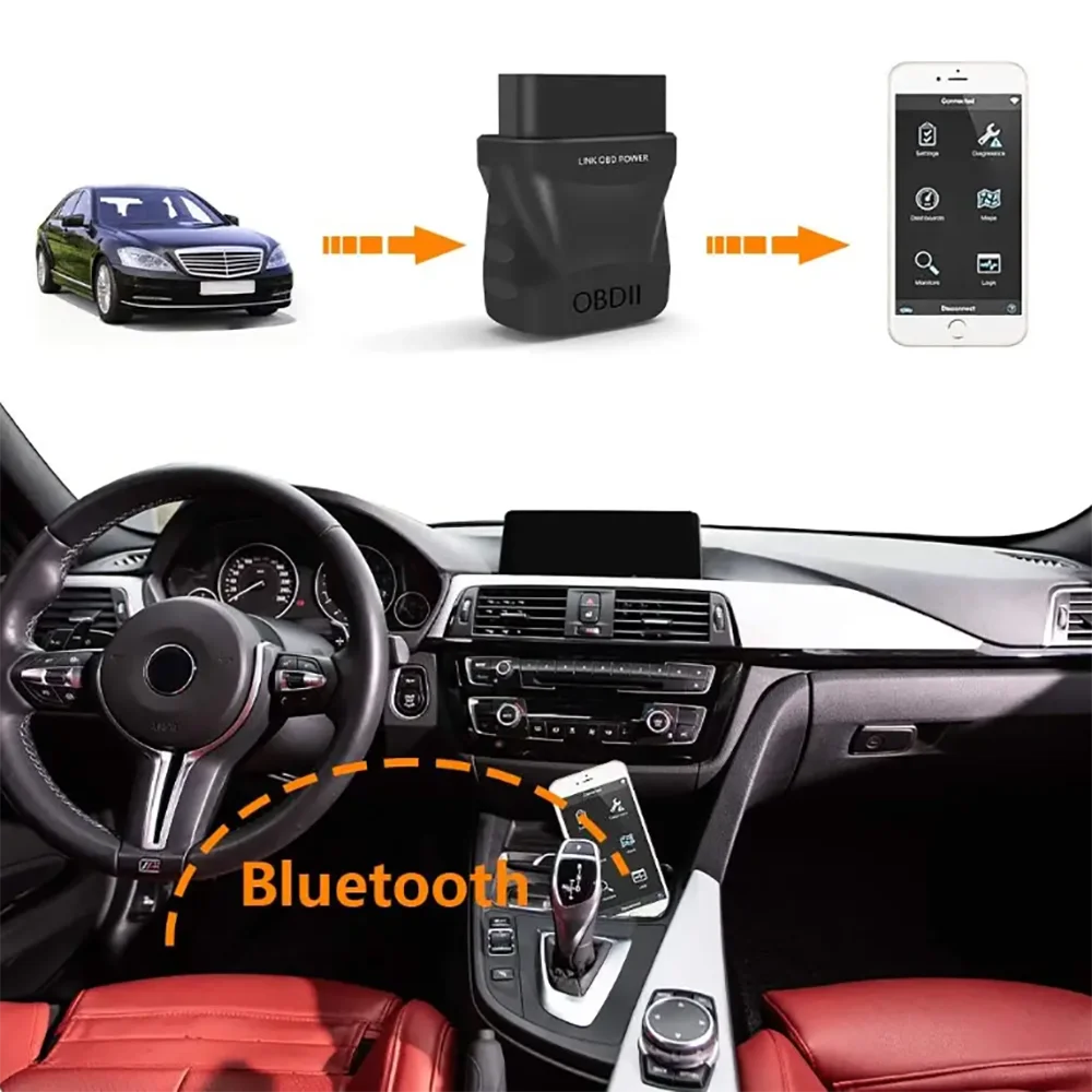 ELM327 Bluetooth OBD2 Diagnostic Scanner